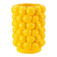 Vase Lemons Gelb - Gelb, Basics, Kunststoff (21/28/21cm)