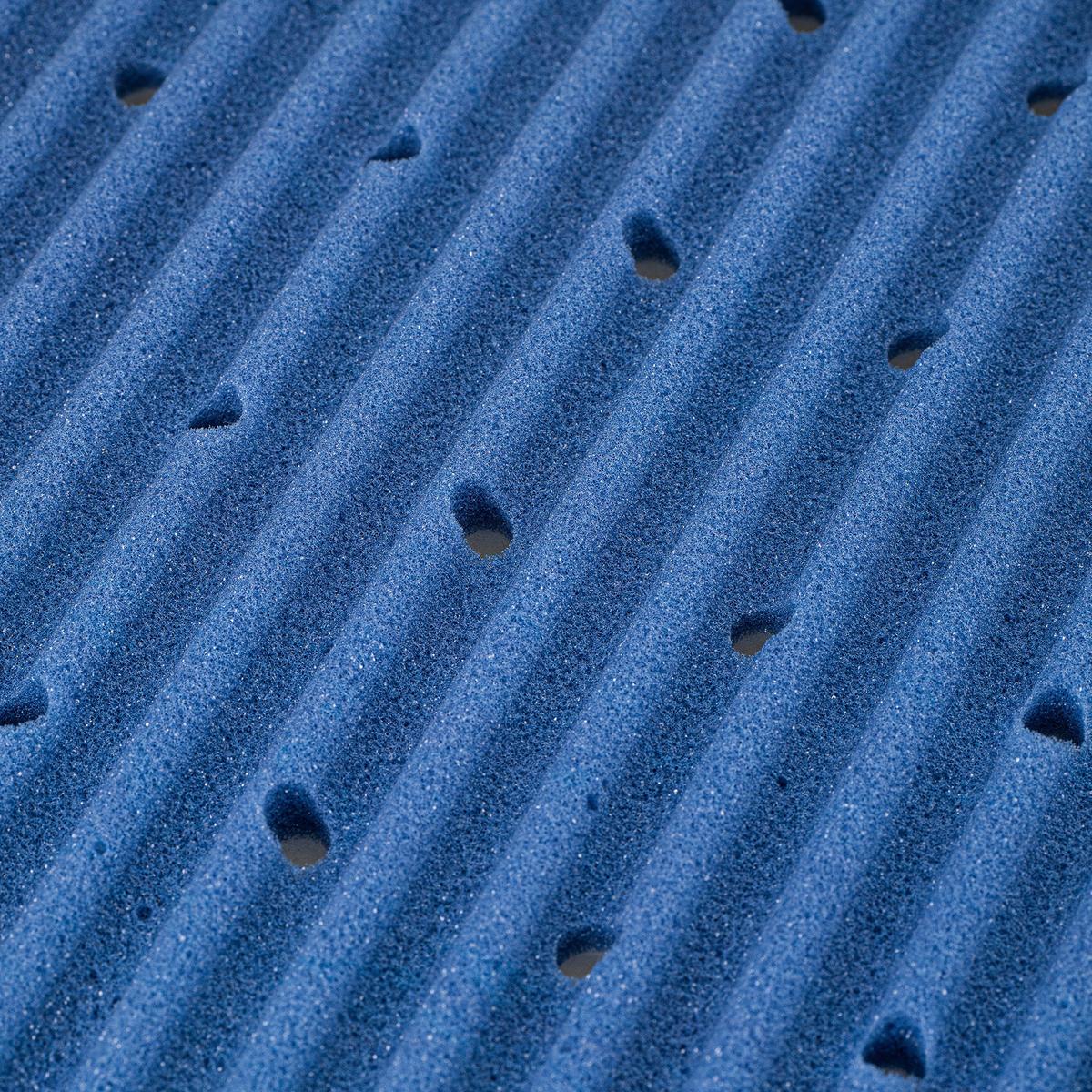 MATERAC DO ŁÓŻKA DOSTAWNEGO MEDITEX ANGEL WAVE BLAU - biały, Basics, tkanina (89/49,50cm) - Babybay