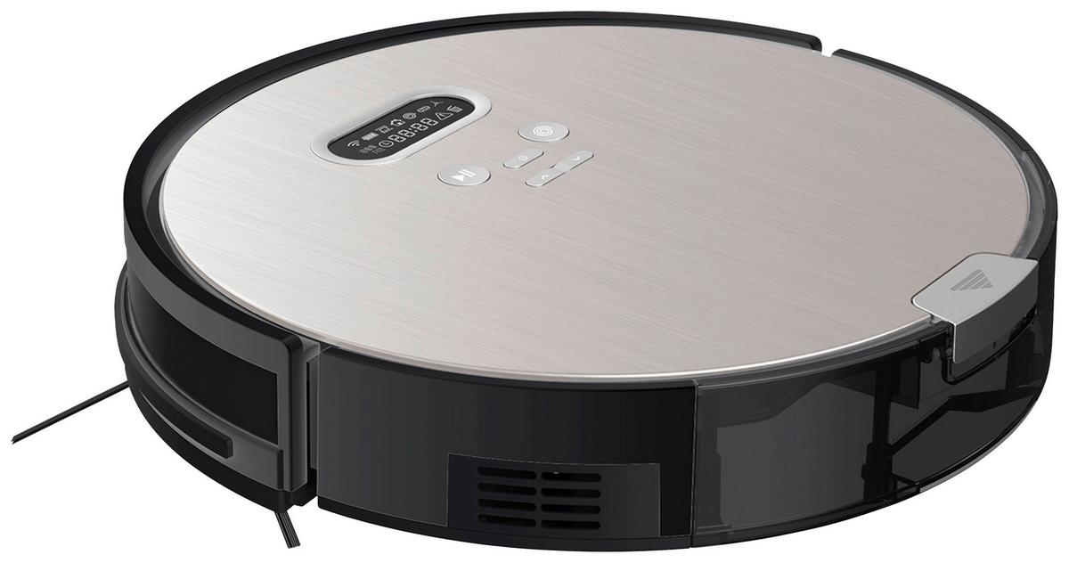 ROBOT ODKURZAJĄCY STAUBSAUGER ROBOTER RVC 8000 - kolor srebrny/czarny, Konventionell, tworzywo sztuczne/metal (33cm) - Atrigo