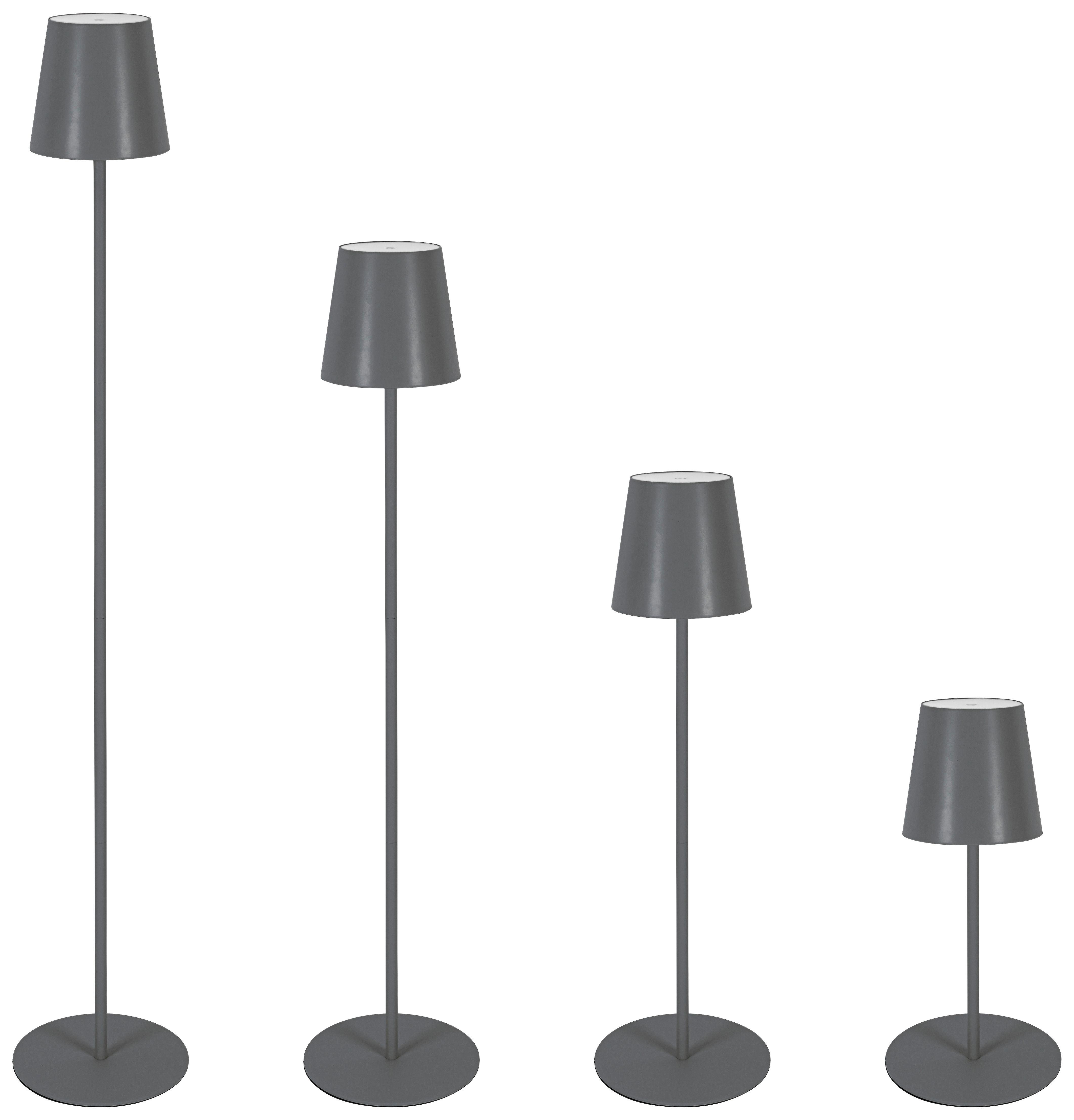 LED-UTOMHUSLAMPA AUSI - antracit, Modern, metall/plast (22/22/130cm) - Modern Living