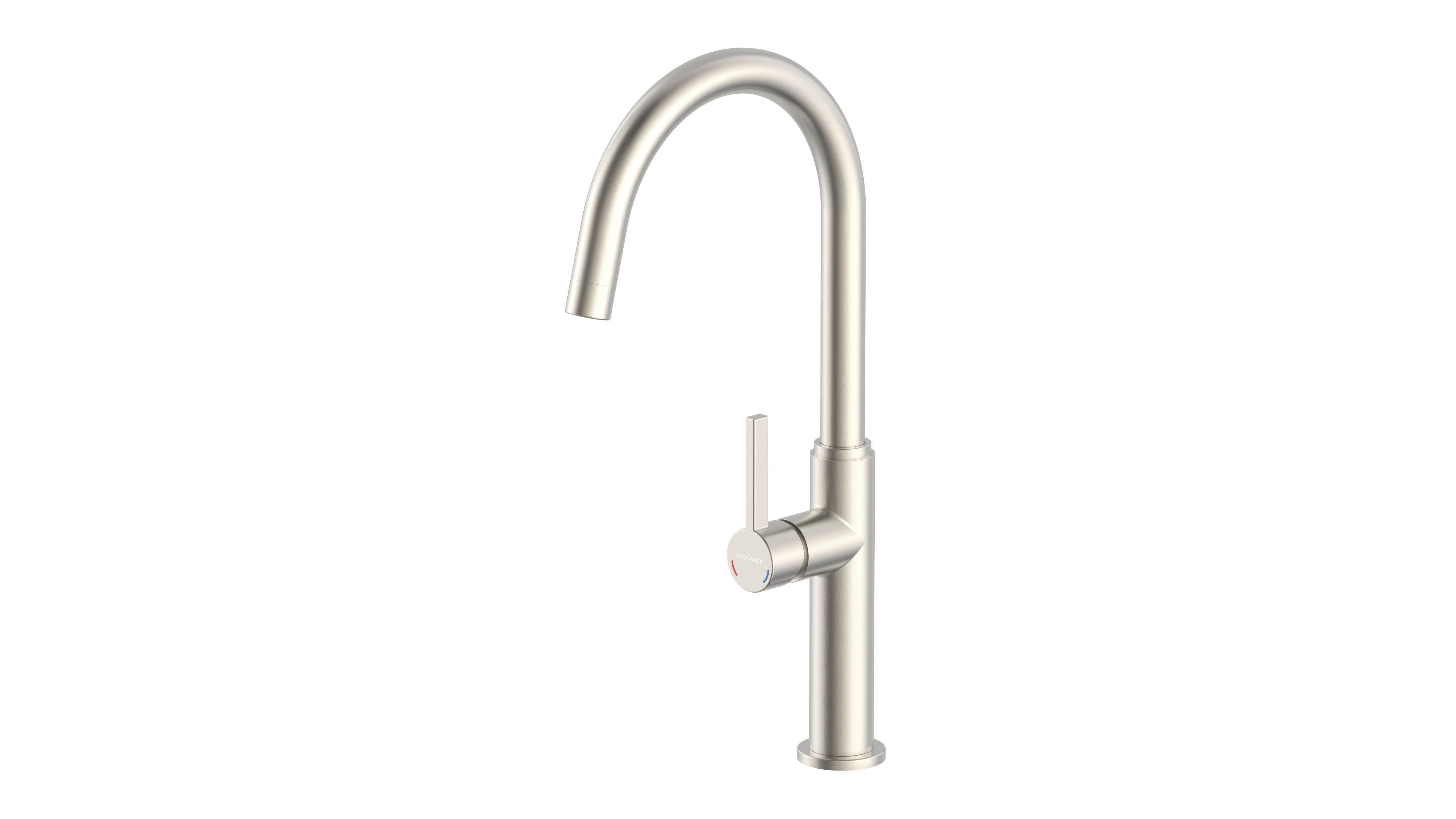 Küchenarmatur Sistant Glasglow in Edelstahl - Edelstahlfarben, Basics, Metall (41cm) - Sistant