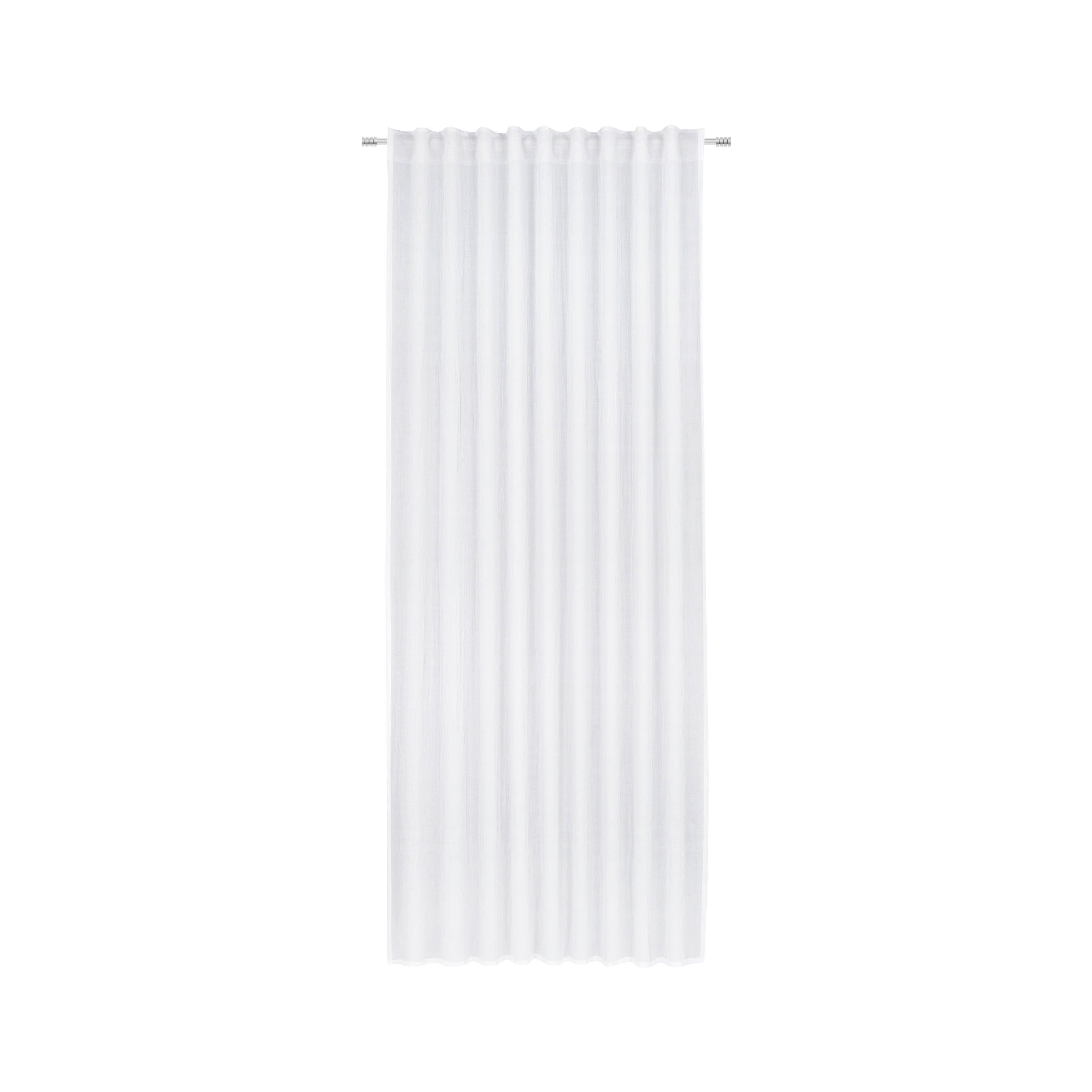Készfüggöny Ramona 135/245cm - fehér, Modern, textil (135/245cm) - Modern Living