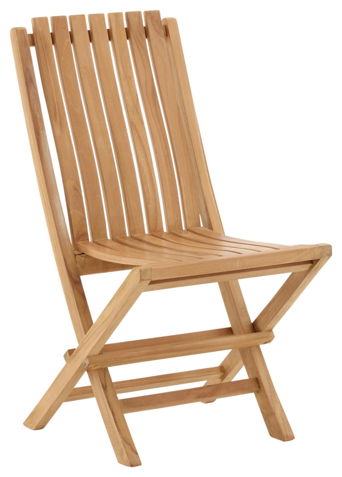 Gartenklappsessel Ghana ca. 43x98x47 cm Teakholz - Teakfarben, KONVENTIONELL, Holz (43/98/47cm) - Gardenson