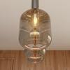 HÄNGLAMPA SIOP - bärnstensfärgad/champagne, Modern, metall/glas (80/20/120cm)