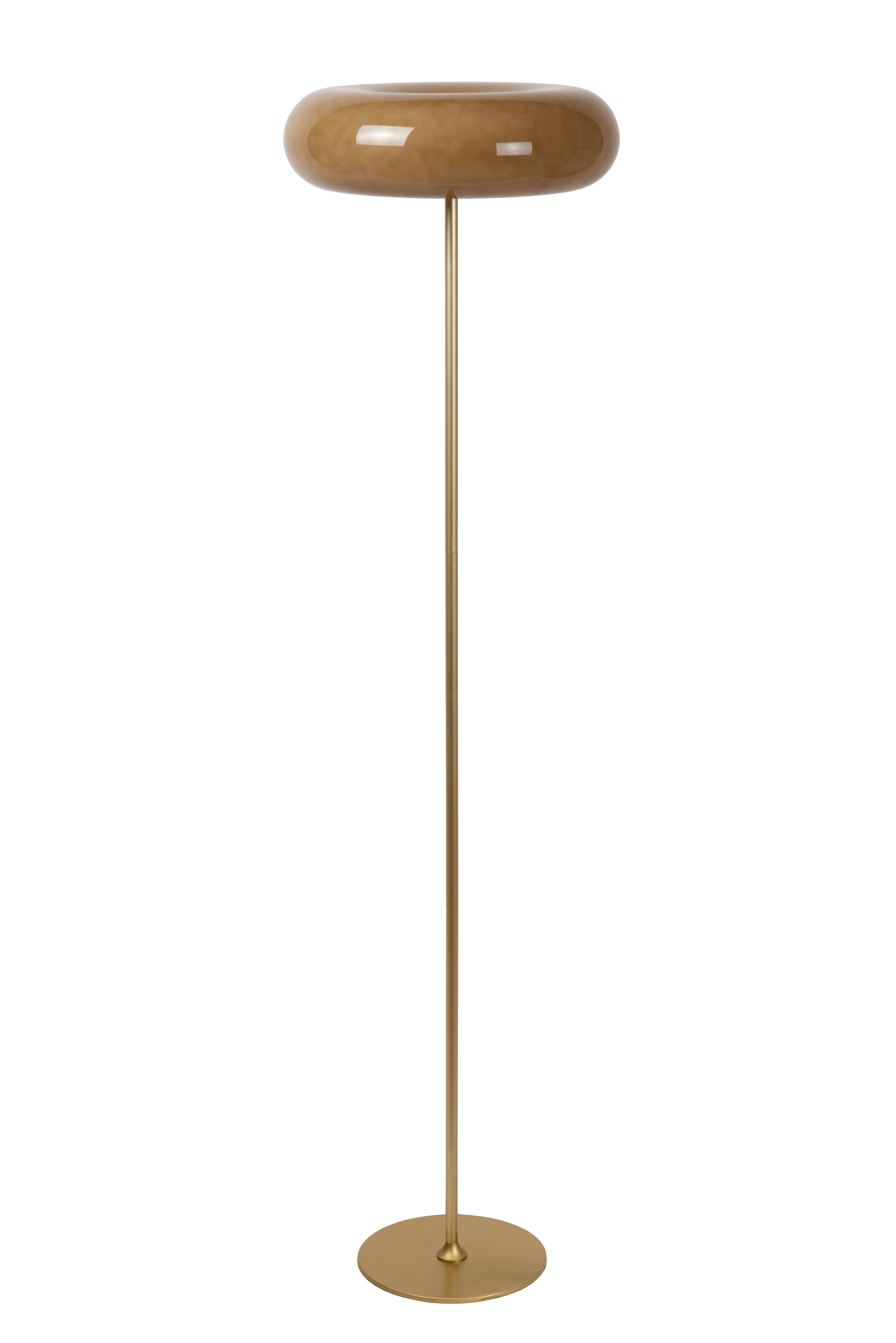 LAMPA STOJĄCA 10525/01/53 SENTINO - brązowy/żółty, Konventionell, szkło (40/40/150cm) - Lucide