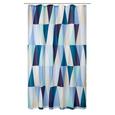 Duschvorhang Triangel in Bunt, ca.180x200cm - Multicolor, LIFESTYLE, Textil (180/200cm) - MÖMAX modern living