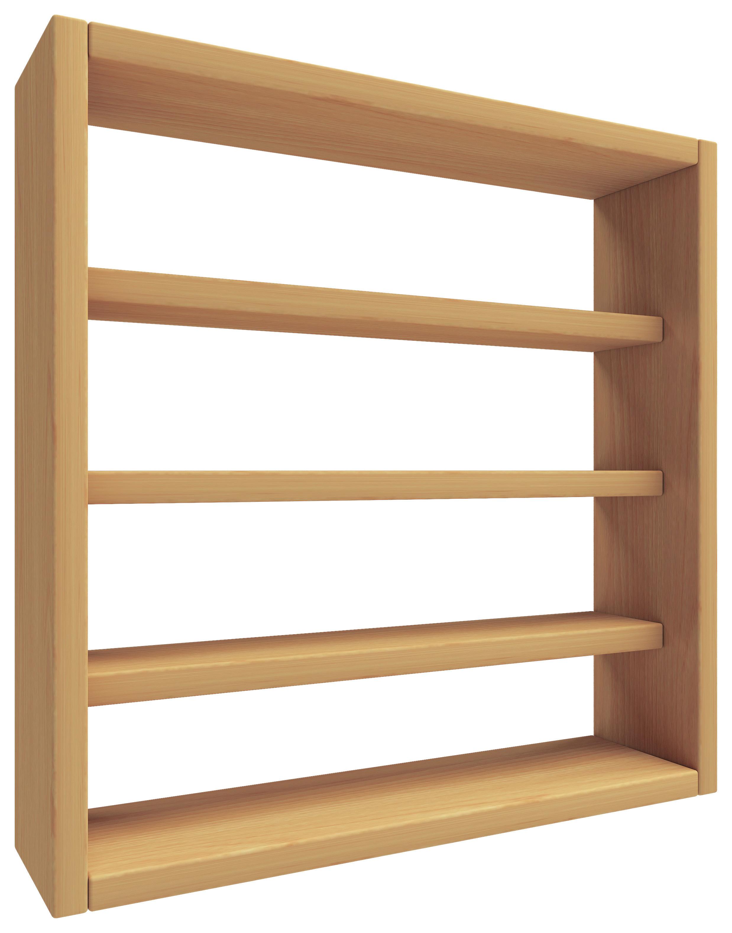 Wandregal Osado S - Buchefarben, Design, Holzwerkstoff (40/40/10cm) - MID.YOU