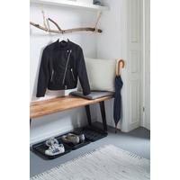 Schuhablage Texas in Schwarz, 3er Set - Schwarz, Basics, Kunststoff (81/35/3cm) - Modern Living