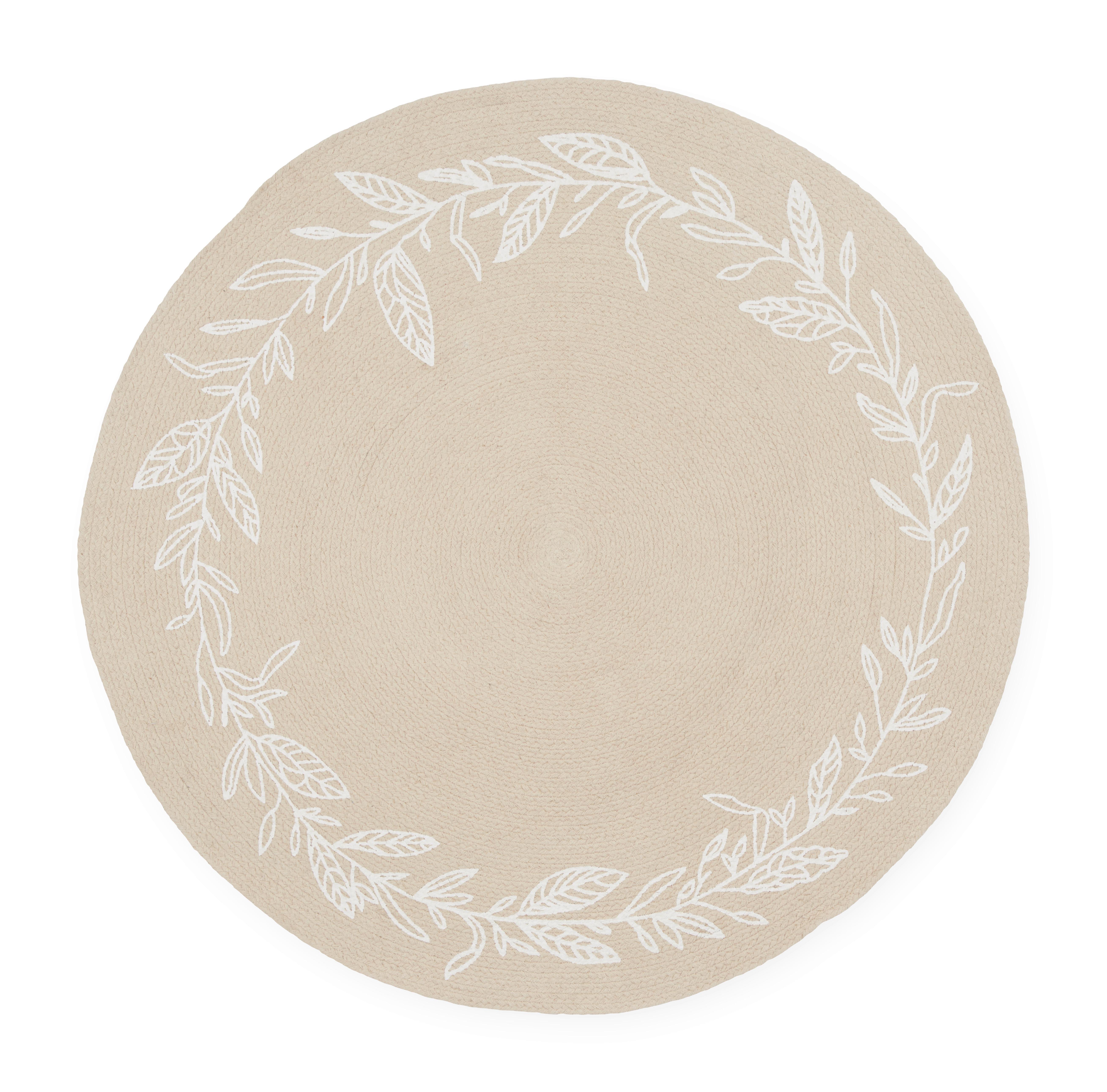 Flachwebeteppich Mila in Hellbraun ca.100cm - Hellbraun, Textil (100cm) - Modern Living