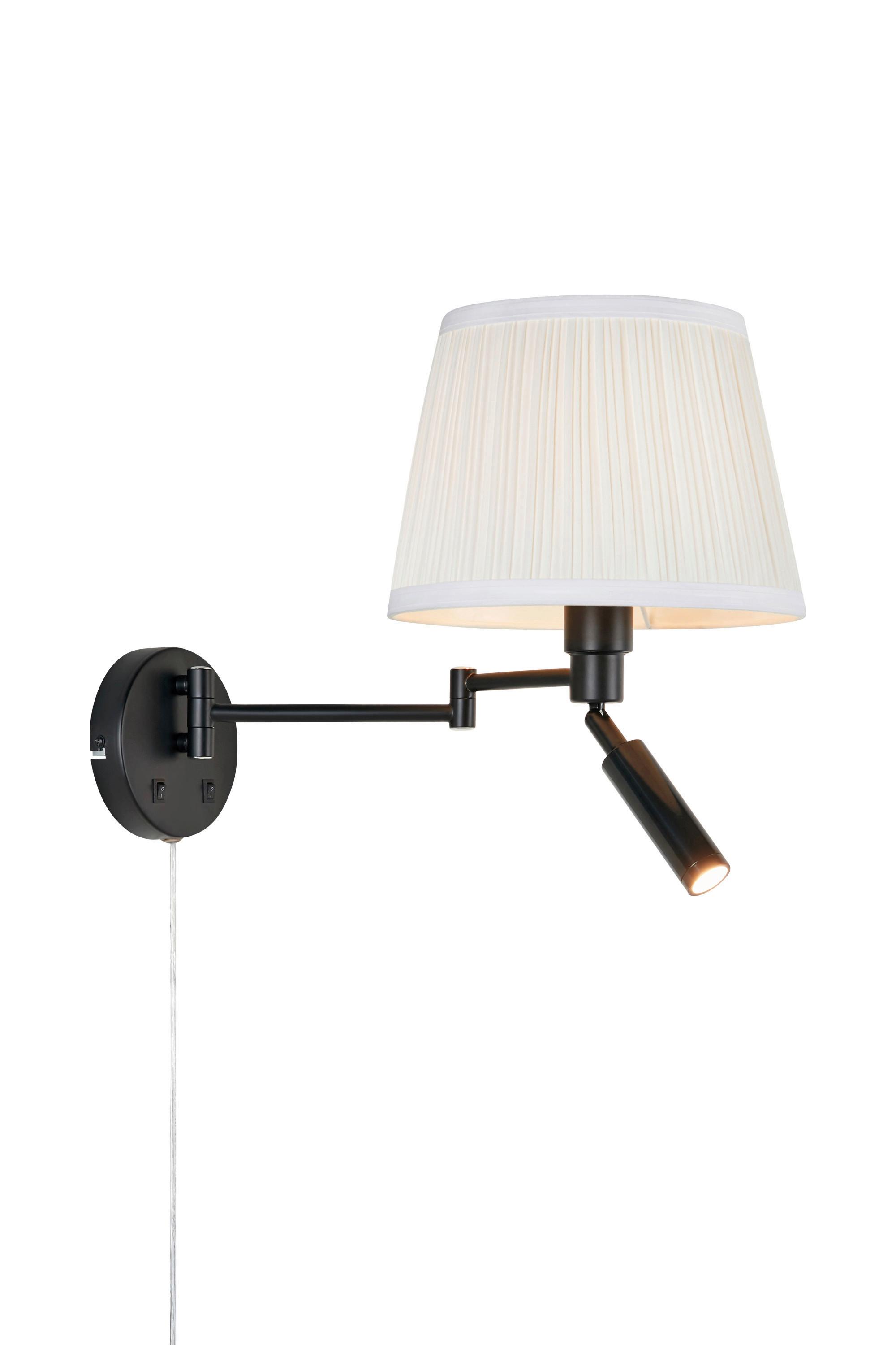 Wandleuchte Pivot Wall max. 60 Watt - Schwarz, Design, Metall (42,5/25/32cm) - Markslöjd