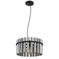 Viseća Svjetiljka Gorley Ii - siva/crna, Design, staklo/metal (38/120cm) - Globo