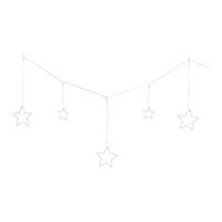 Lichterkette Shine Transparent ca. 120cm - Transparent, KONVENTIONELL, Metall (120cm) - Mömax