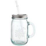 Trinkhalmbecher M. Strohhalm Beverage,ca.550ml - (12/15cm) - Modern Living