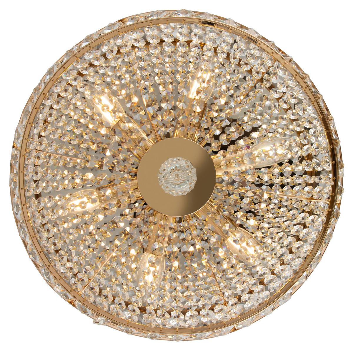 Kronleuchter Ottilia Goldfarben max. 60 Watt - Goldfarben, Trend, Glas/Metall (43,5/23,5/43,5cm) - MAYTONI