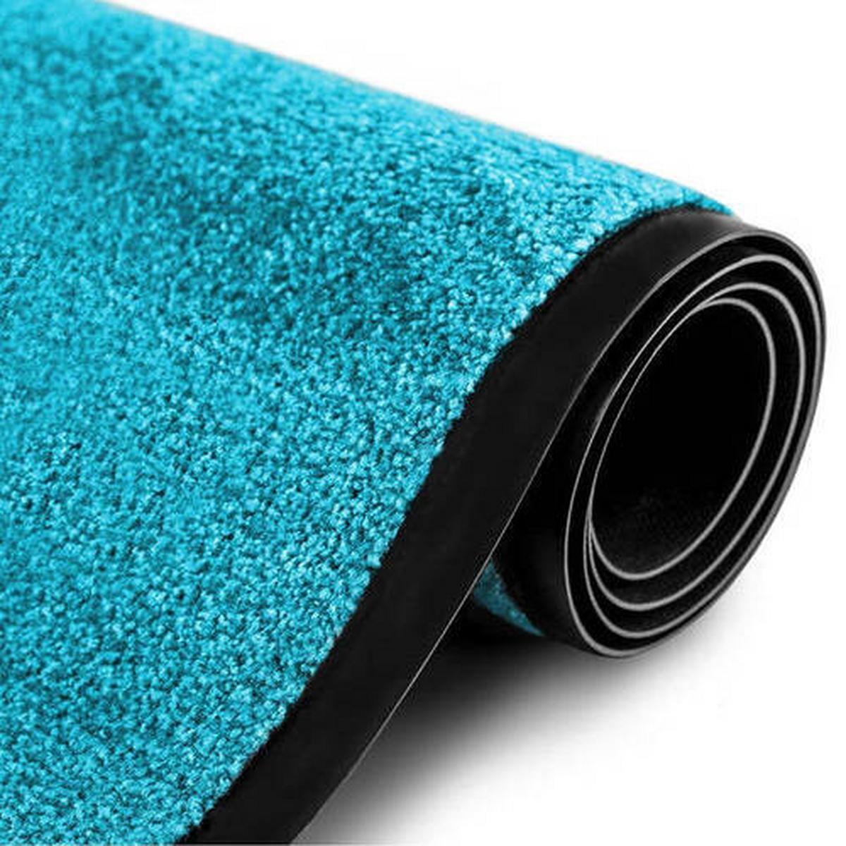 MATA WEJŚCIOWA RHINE - turkusowy, Konventionell, tkanina (90/150cm) - Floordirekt