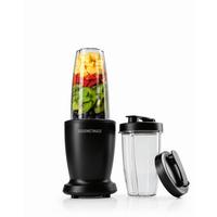 BLENDER DO SMOOTHIE 16821 - czarny/przezroczysty, Basics, tworzywo sztuczne/metal (11,5/11,5/31,8cm) - GOURMETMAXX