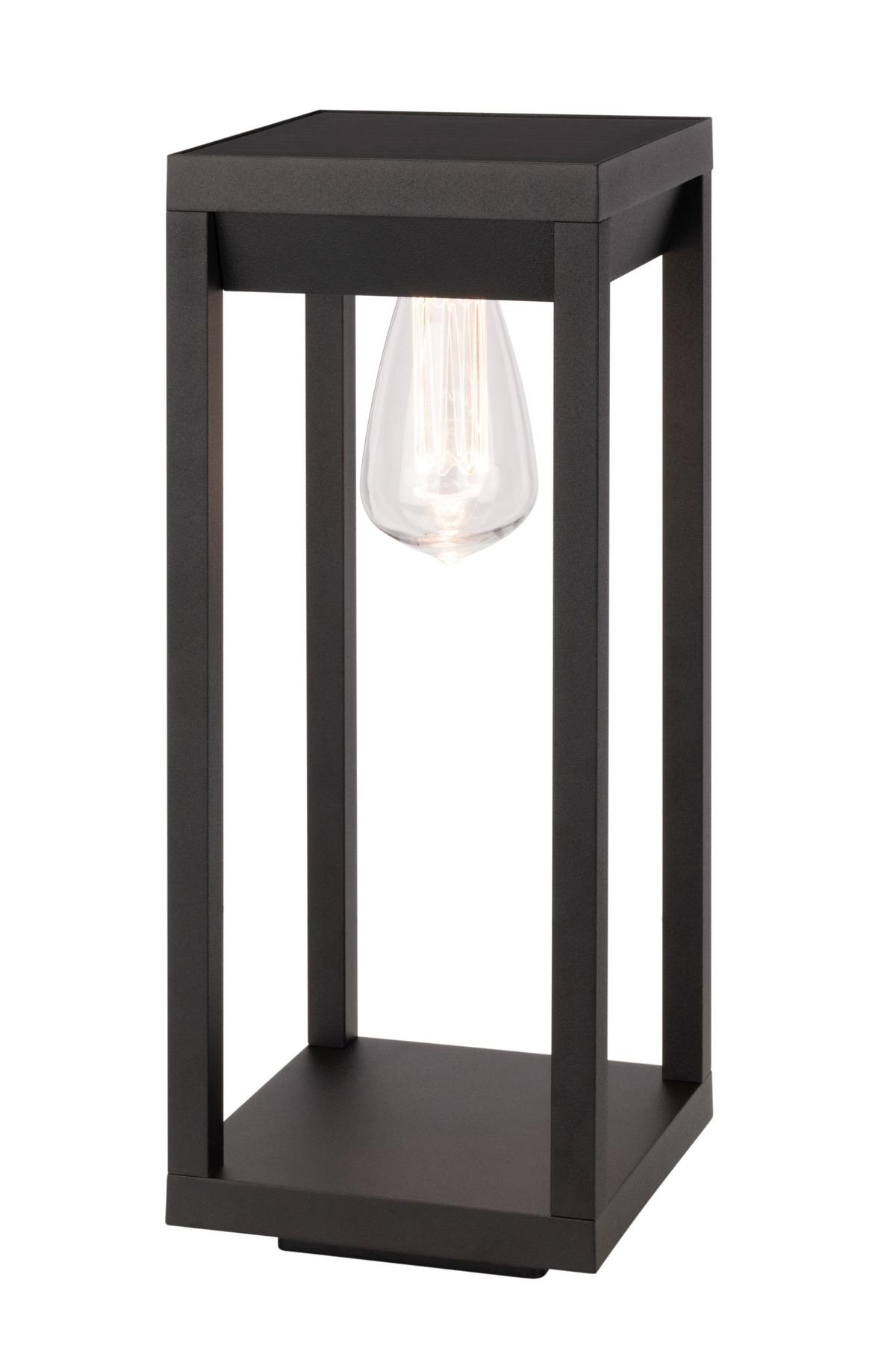 LAMPA SOLARNA OXNARD - przezroczysty, Basics, tworzywo sztuczne (15/15/40cm) - Ambia Garden