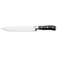 Fleischmesser Michael aus Edelstahl L: ca. 33cm - Edelstahlfarben/Silberfarben, KONVENTIONELL, Kunststoff/Metall (33cm) - Premium Living