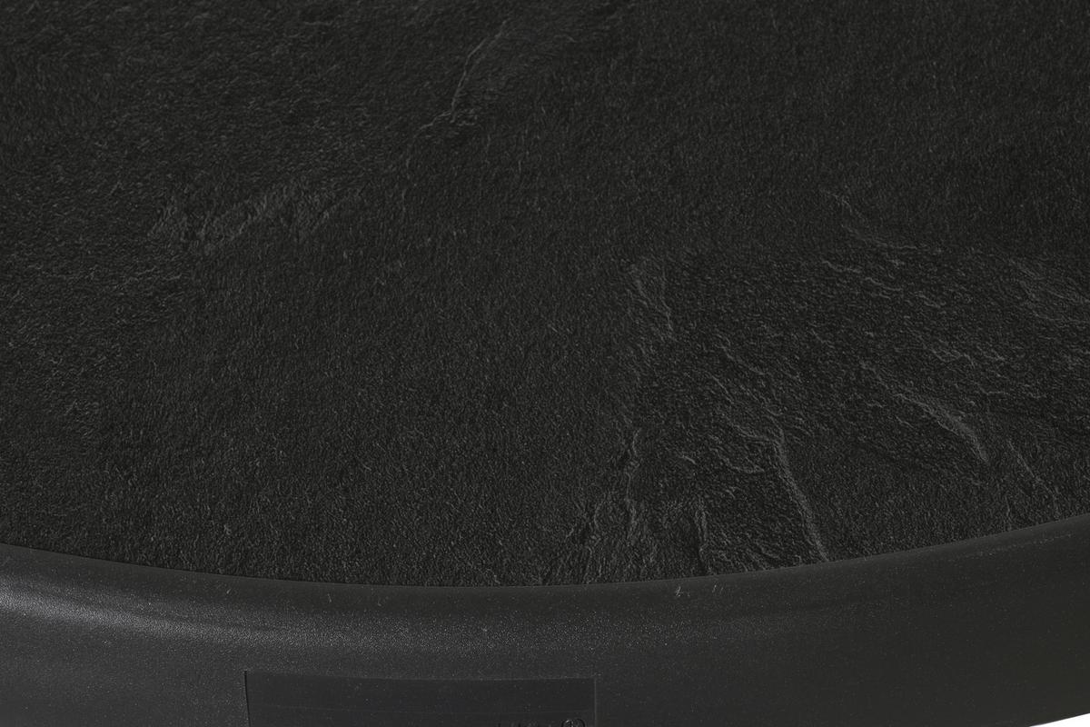 Gartentisch Graphitfarben ca. 86x86x72cm - Graphitfarben, MODERN, Holzwerkstoff/Metall (86/86/72cm) - Sieger