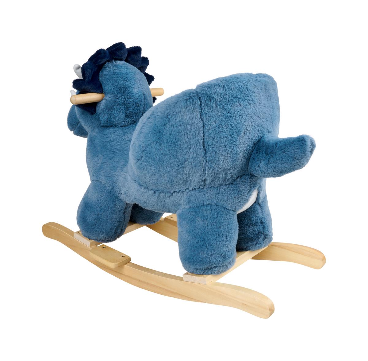 ZWIERZĄTKO NA BIEGUNACH DIDI - écru/niebieski, Trend, metal/drewno (68/33/55cm) - Patinio