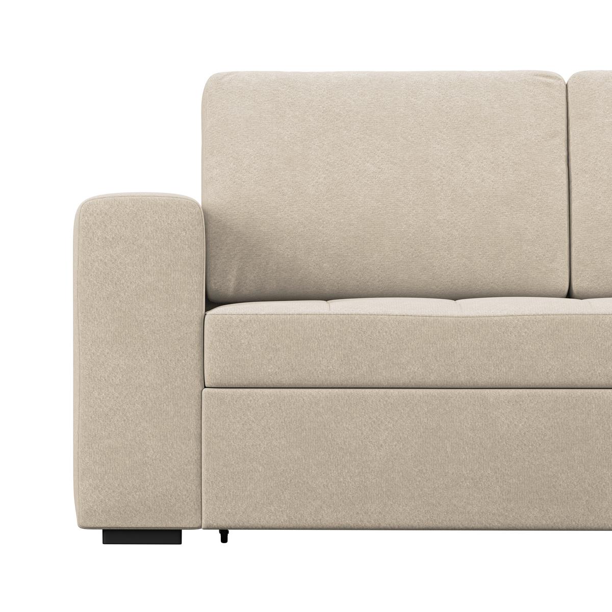 Kutna Garnitura Jan - boje pijeska, Trend, tekstil (247/155cm)