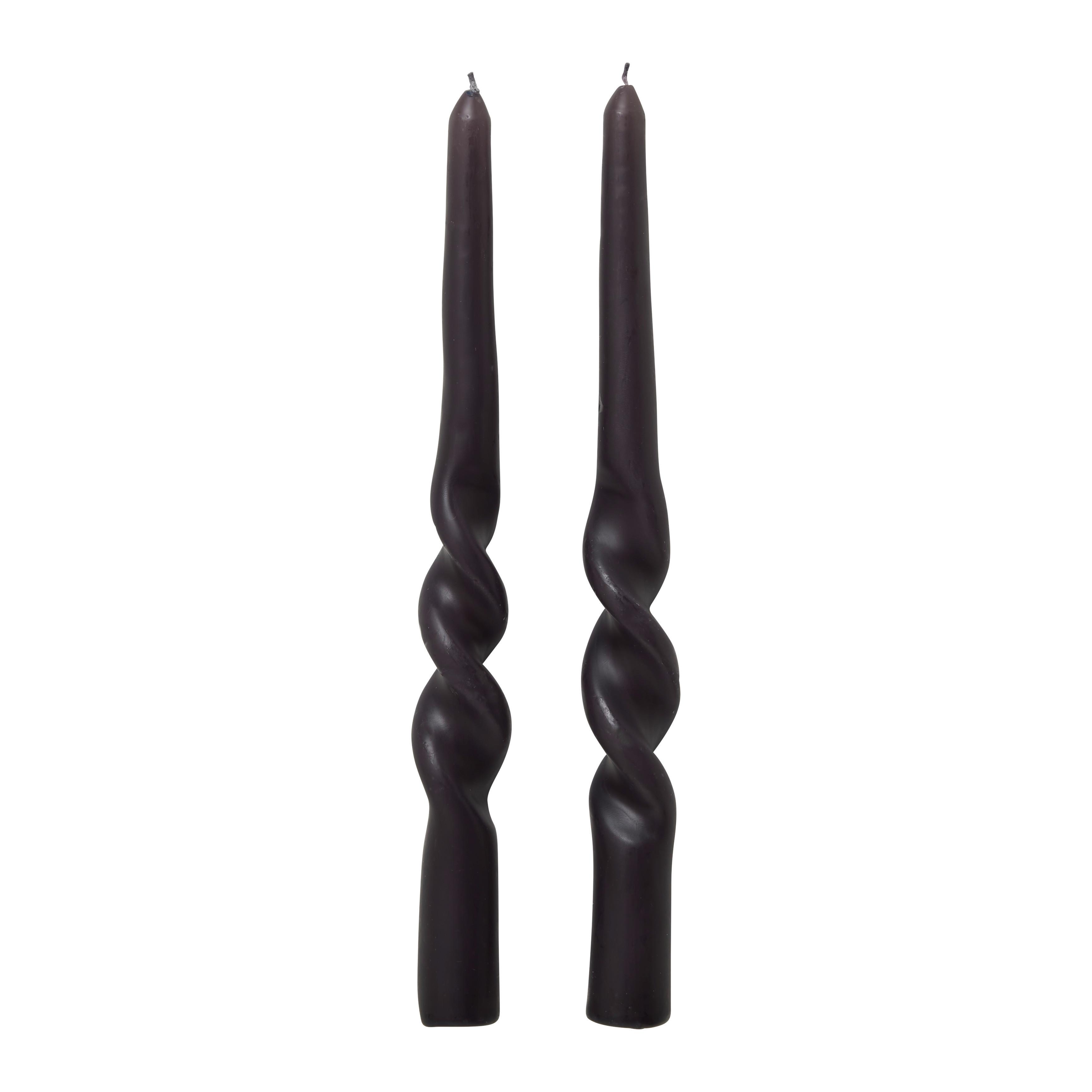 Hengergyertyaszett Carina - antracit, Modern, természetes anyagok (2,5/23cm) - Modern Living