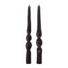 Stabkerze Carina Anthrazit, 2er Set - Anthrazit, Modern (2,5/23cm) - Modern Living
