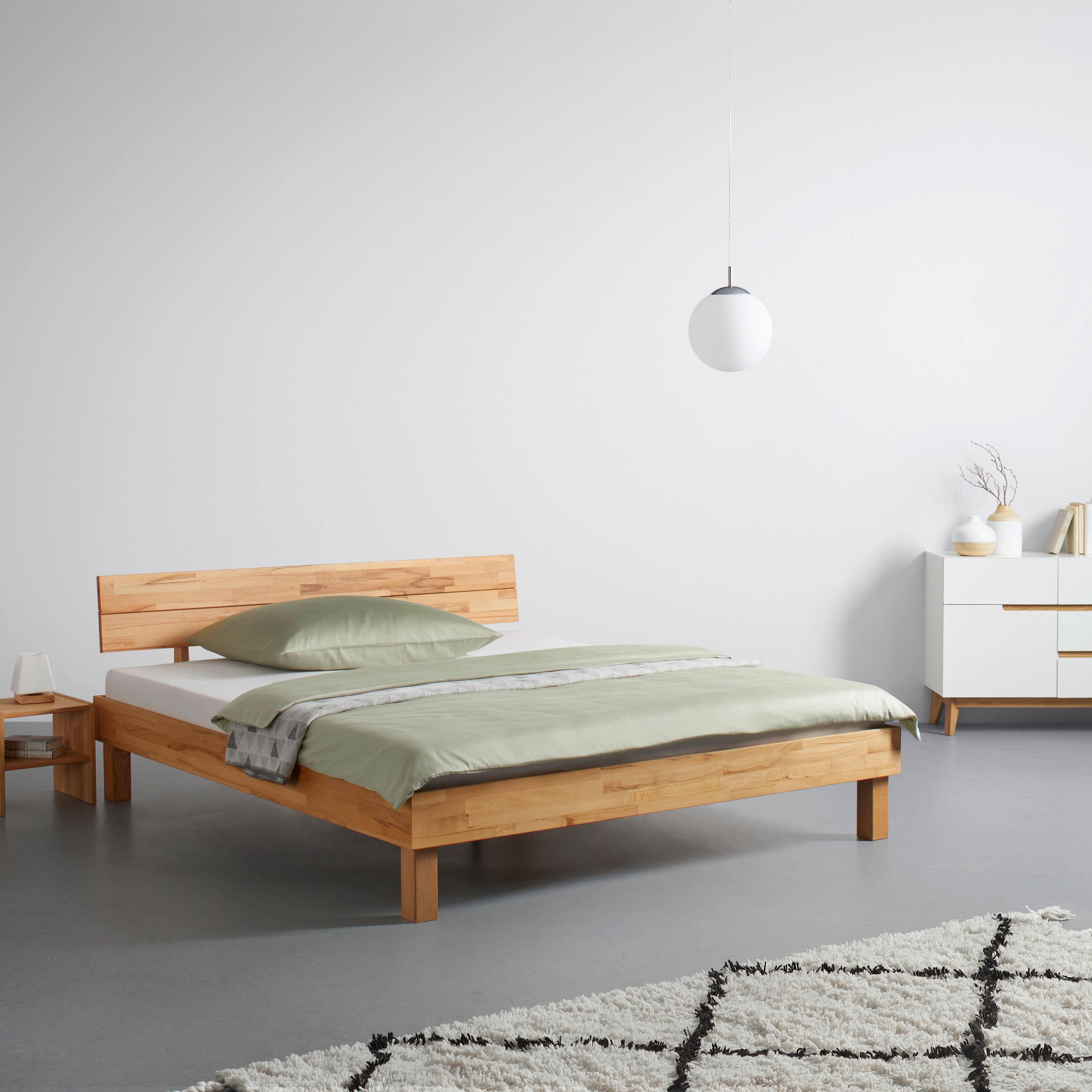 SÄNG NATURA 180 NEW -BASED- - naturfärgad, Klassisk, trä (180/200cm) - Based