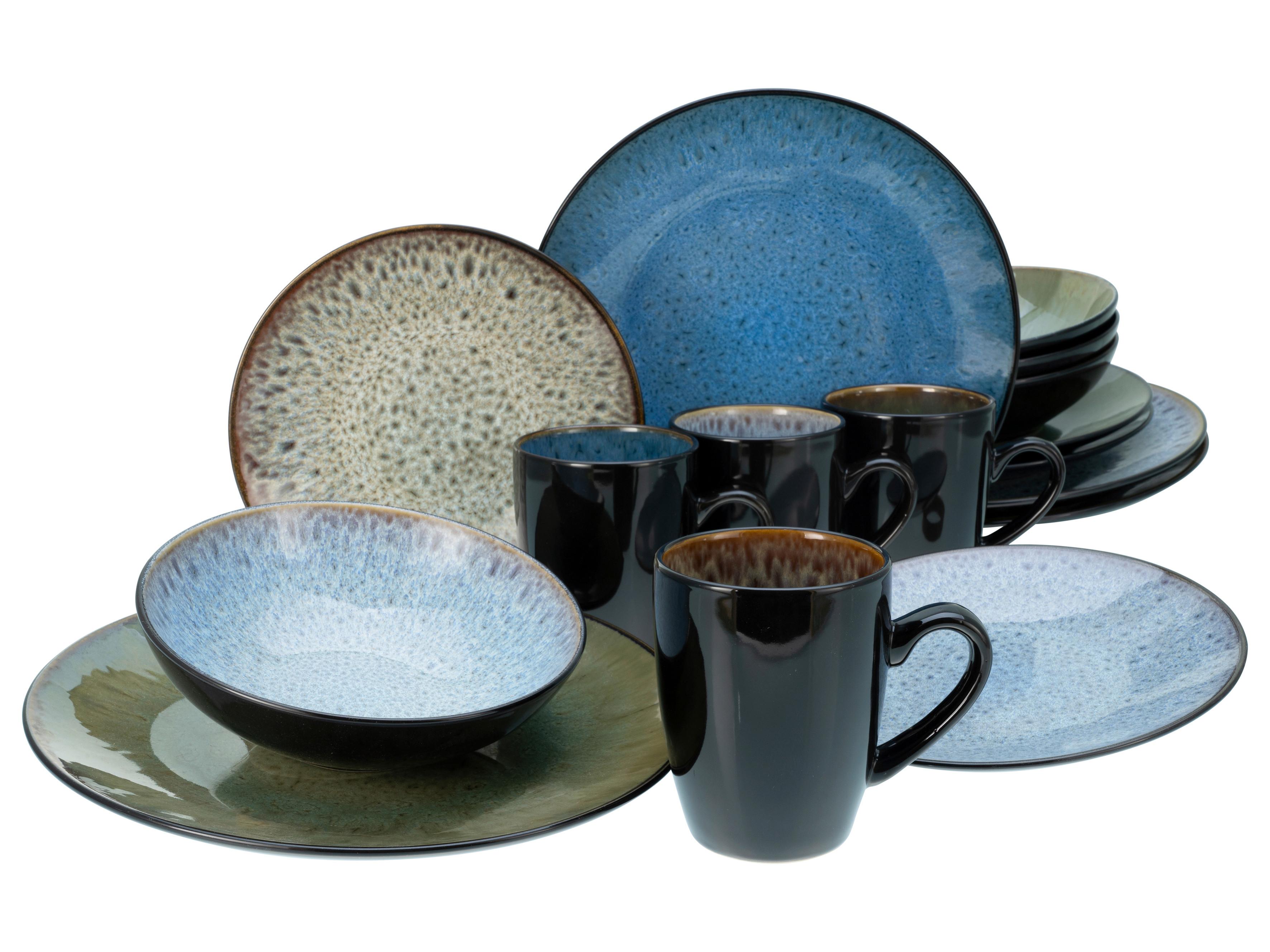 Kombinirani Servis Bali, 16-Delni - večbarvno, Trendi, keramika - Creatable