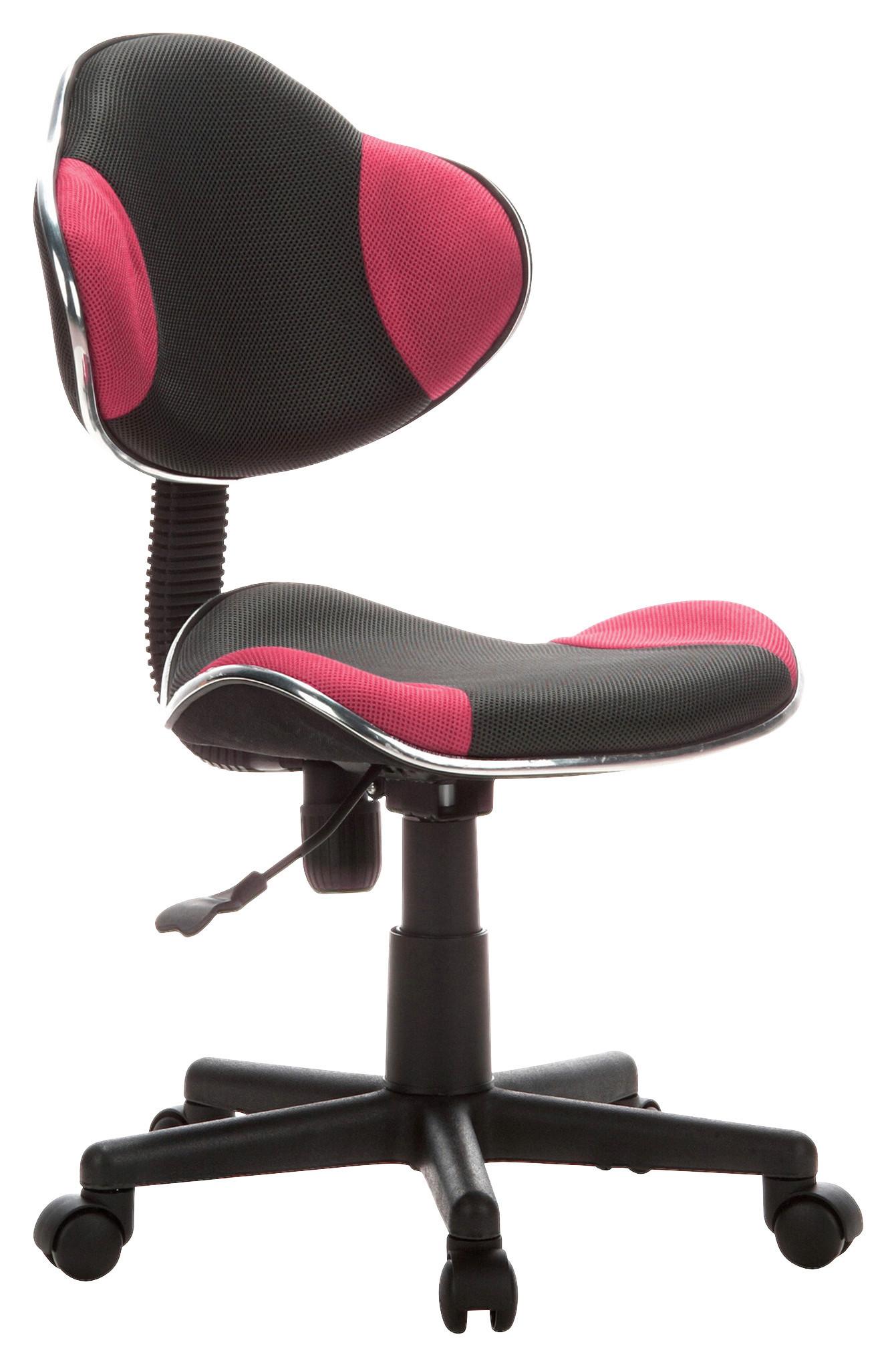 Jugenddrehstuhl Kiddy GTI 2 ca. 45x86-101x42 cm Pink,Grau - Pink/Grau, Basics, Kunststoff (45/86-101/42cm) - MID.YOU