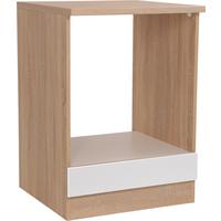 Omara Za Vgradnjo Štedilnika Merle, Barva Hrasta, Bela - barve hrasta/bela, Basics, leseni material (60/84,8/60cm) - Respekta