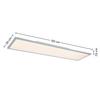LED-TAKLAMPA CORNELIUS -AKT- - vit/silver, Modern, metall/plast (120/30/7,5cm) - Mömax