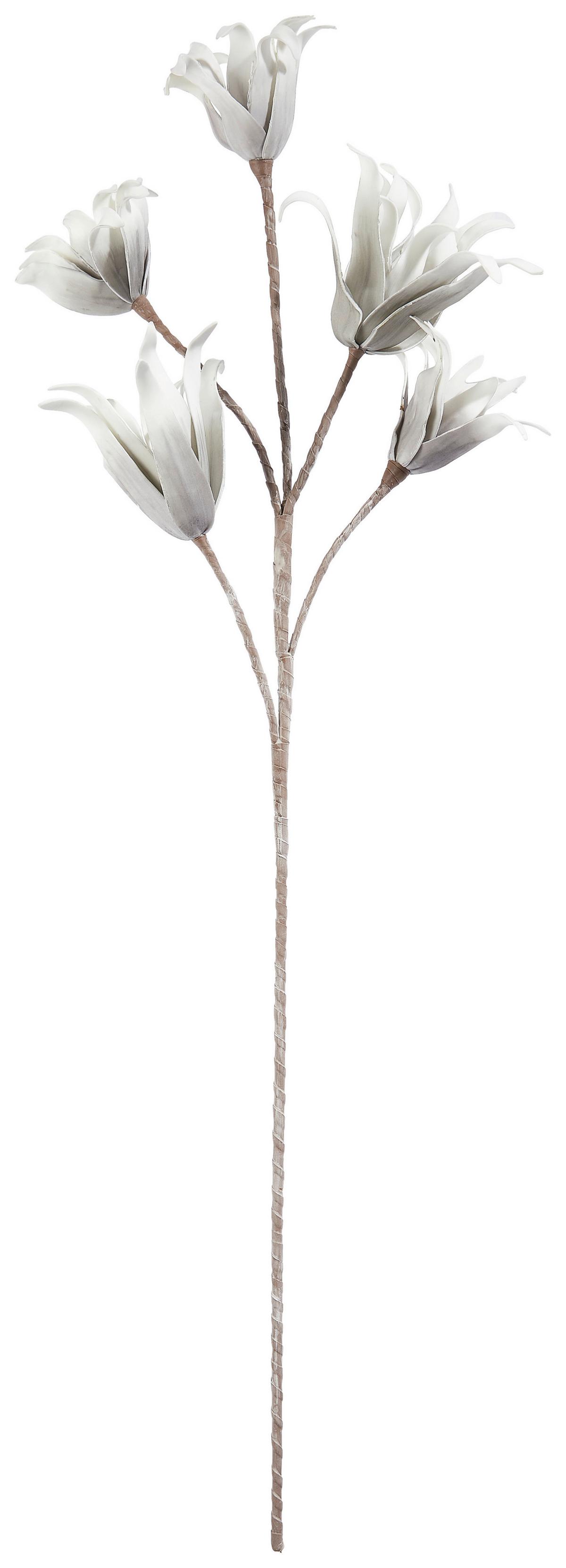 SZTUCZNY KWIAT 1801-976 - zielony/biały, Basics, tworzywo sztuczne (115cm)