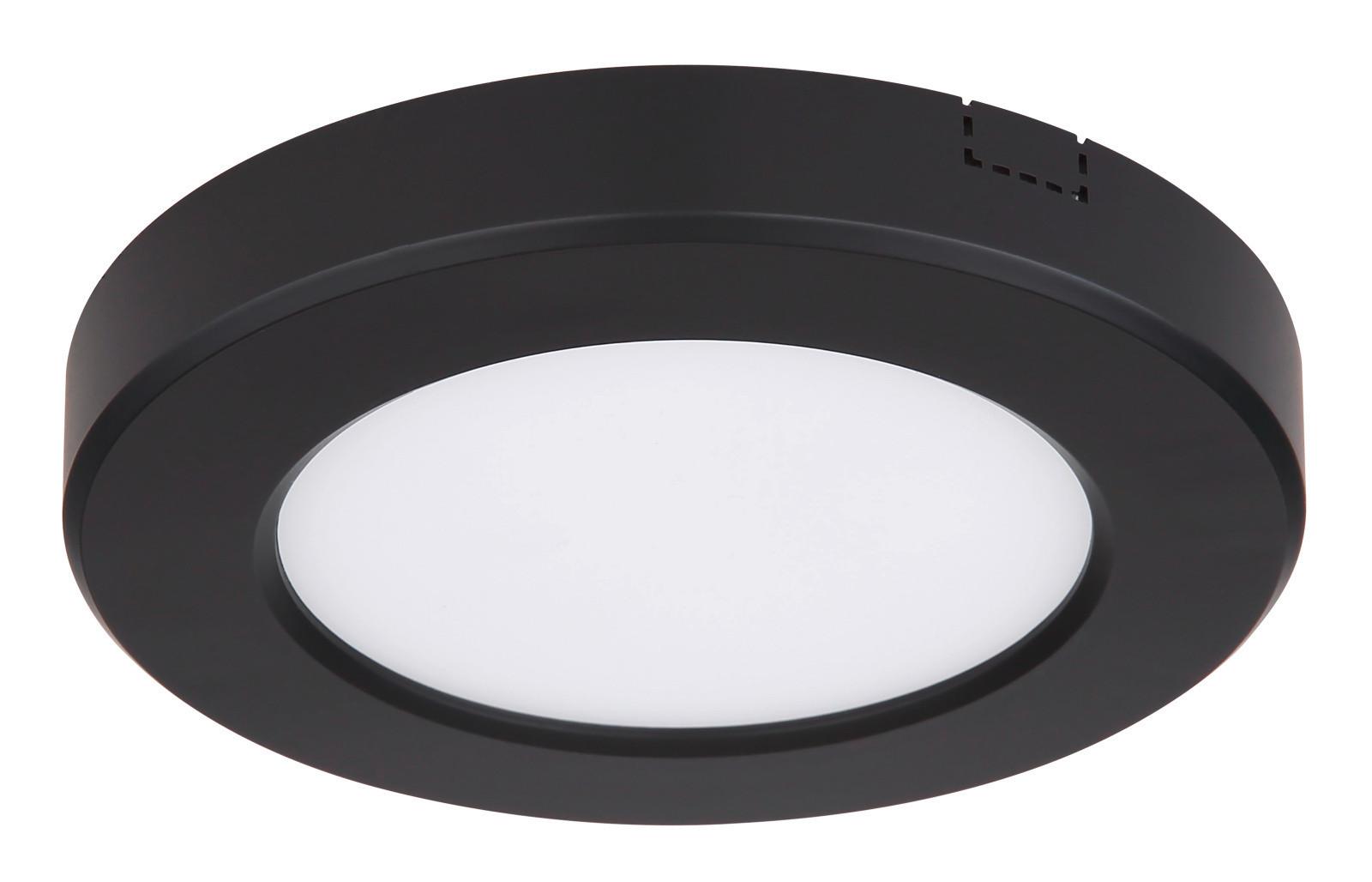 LED Mennyezeti Lámpa Lasse 12379-6b - fekete, műanyag (12.6cm)