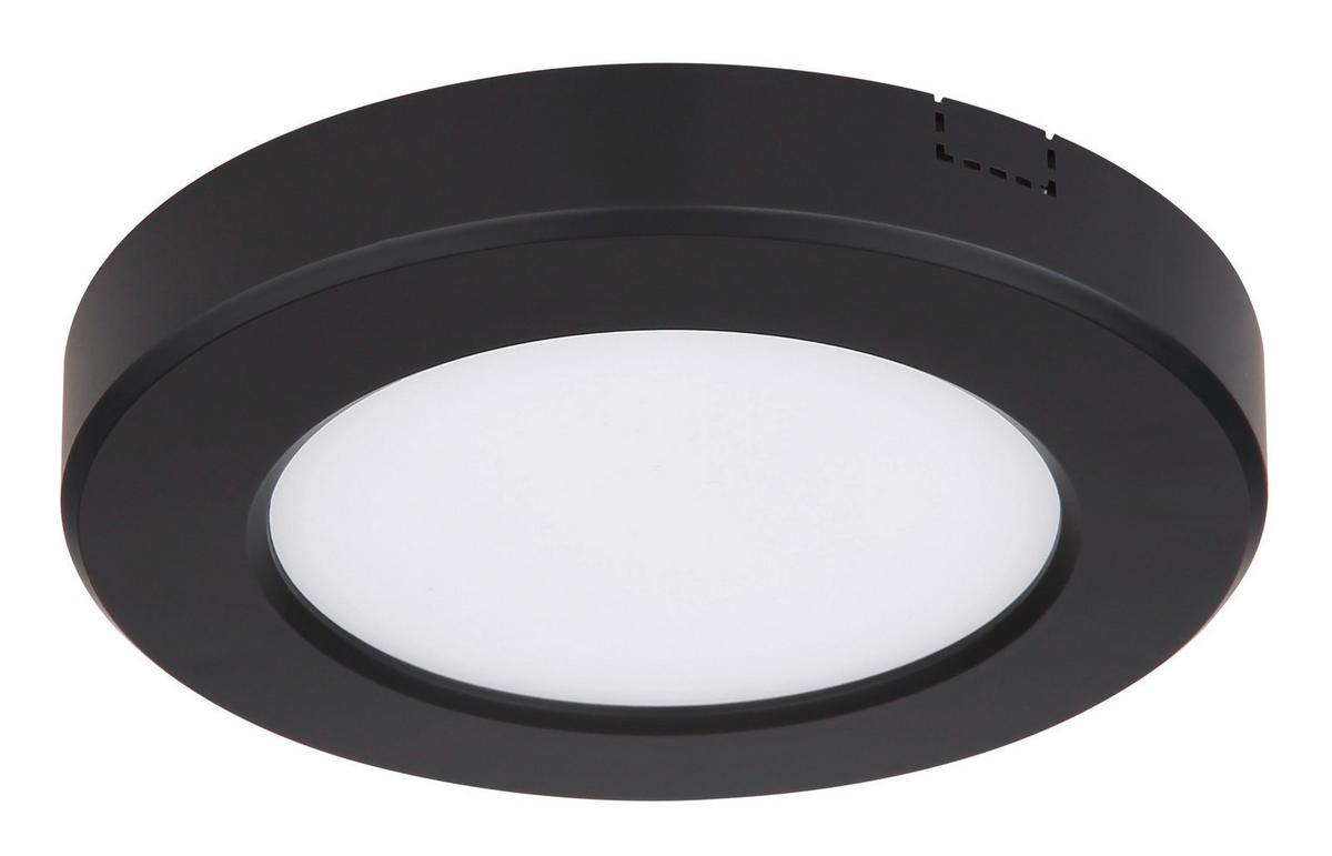 LED Mennyezeti Lámpa Lasse 12379-6b - fekete, műanyag (12.6cm)