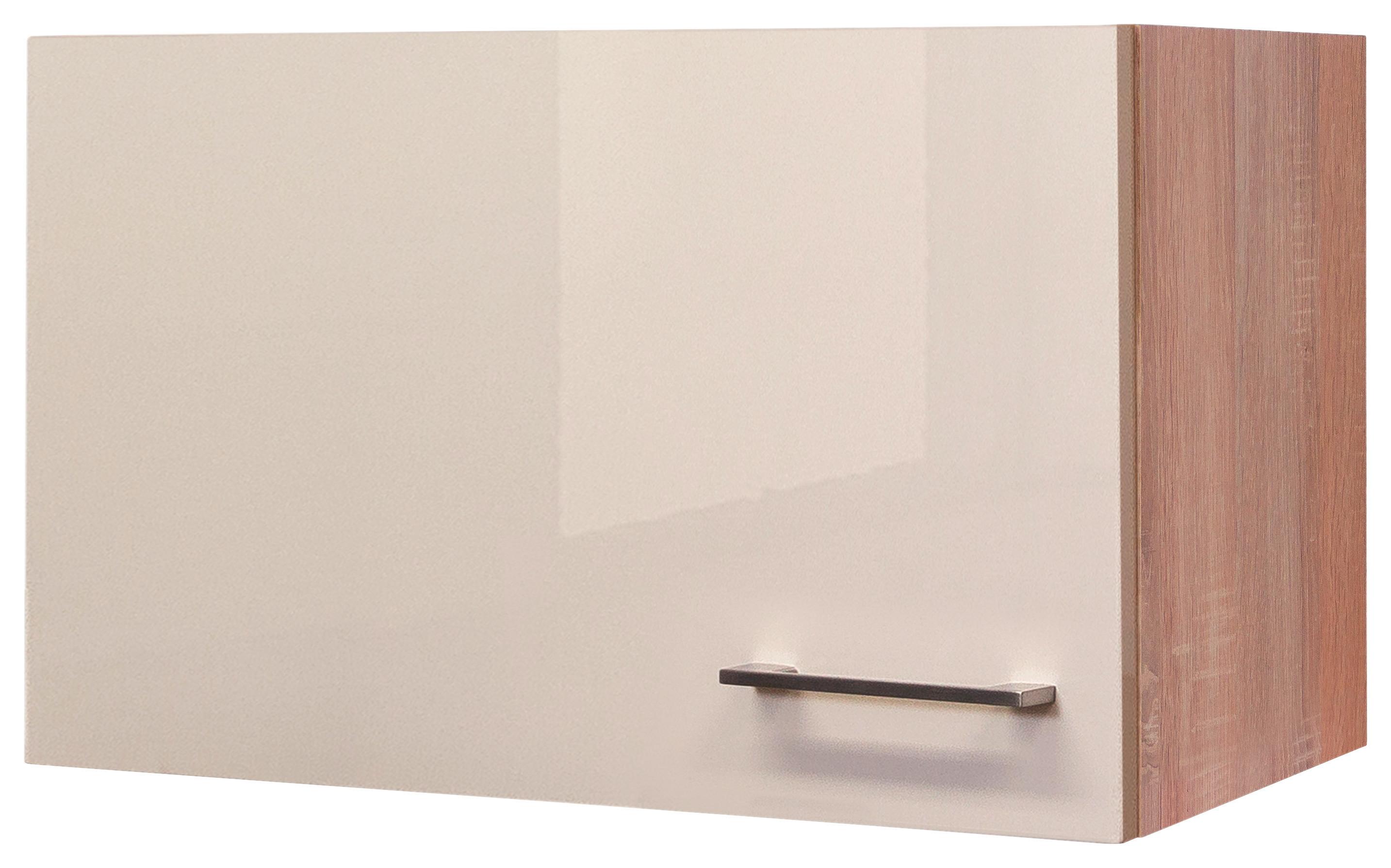 Küchenoberschrank "Nepal" , Kaschmir, Eiche - Kaschmir/Edelstahlfarben, MODERN, Holzwerkstoff/Metall (60/32/32cm) - FlexWell