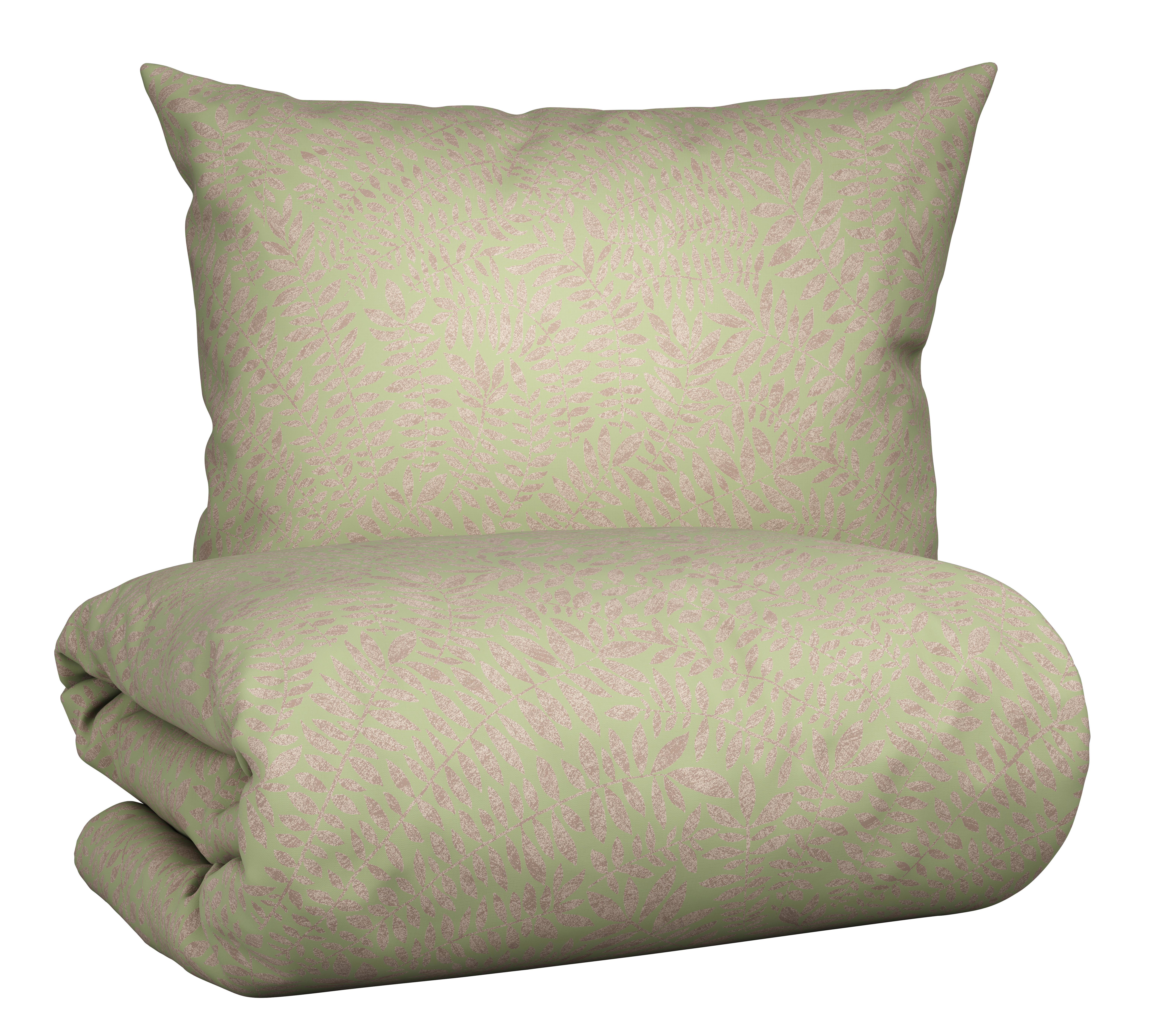 Posteljnina Lorita - zelena, tekstil (200/200cm) - Modern Living