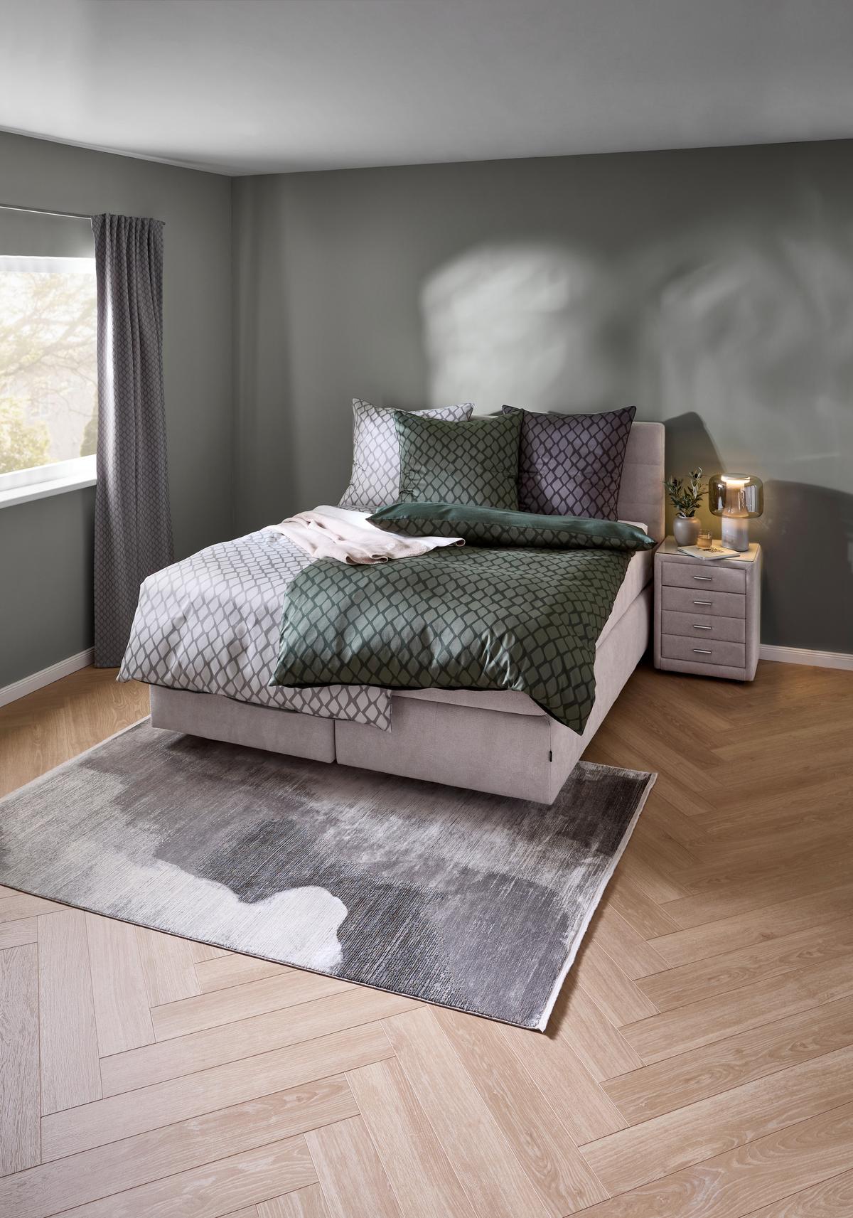 POŚCIEL DWUSTRONNA SNAKO - DK - zielony, Design, tkanina (135/200cm) - Dieter Knoll
