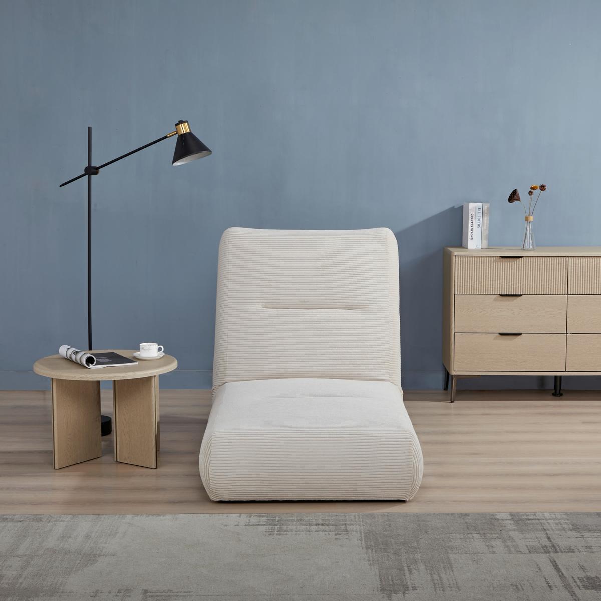 Fotelj Luna, Bež, Funkcija Ležišča - bež, Design, tekstil (81/88/160cm) - Livetastic