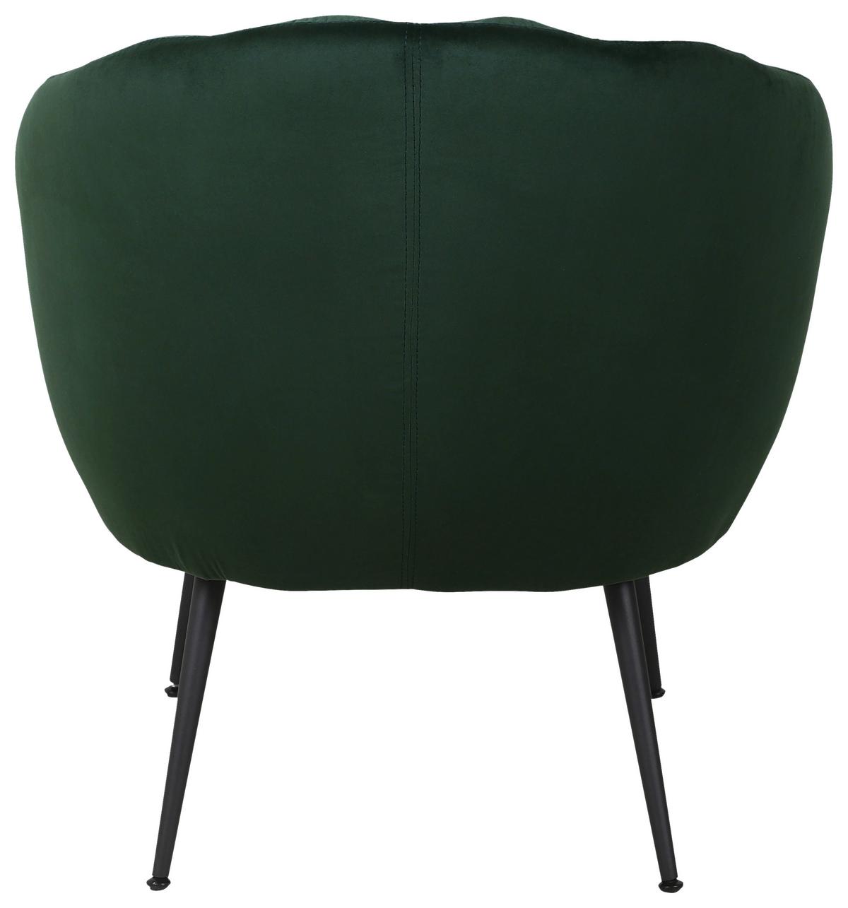 FOTEL KOKTAJLOWY KIRA - zielony/niebieski, Modern, metal/tkanina (67/80/78cm) - Livetastic