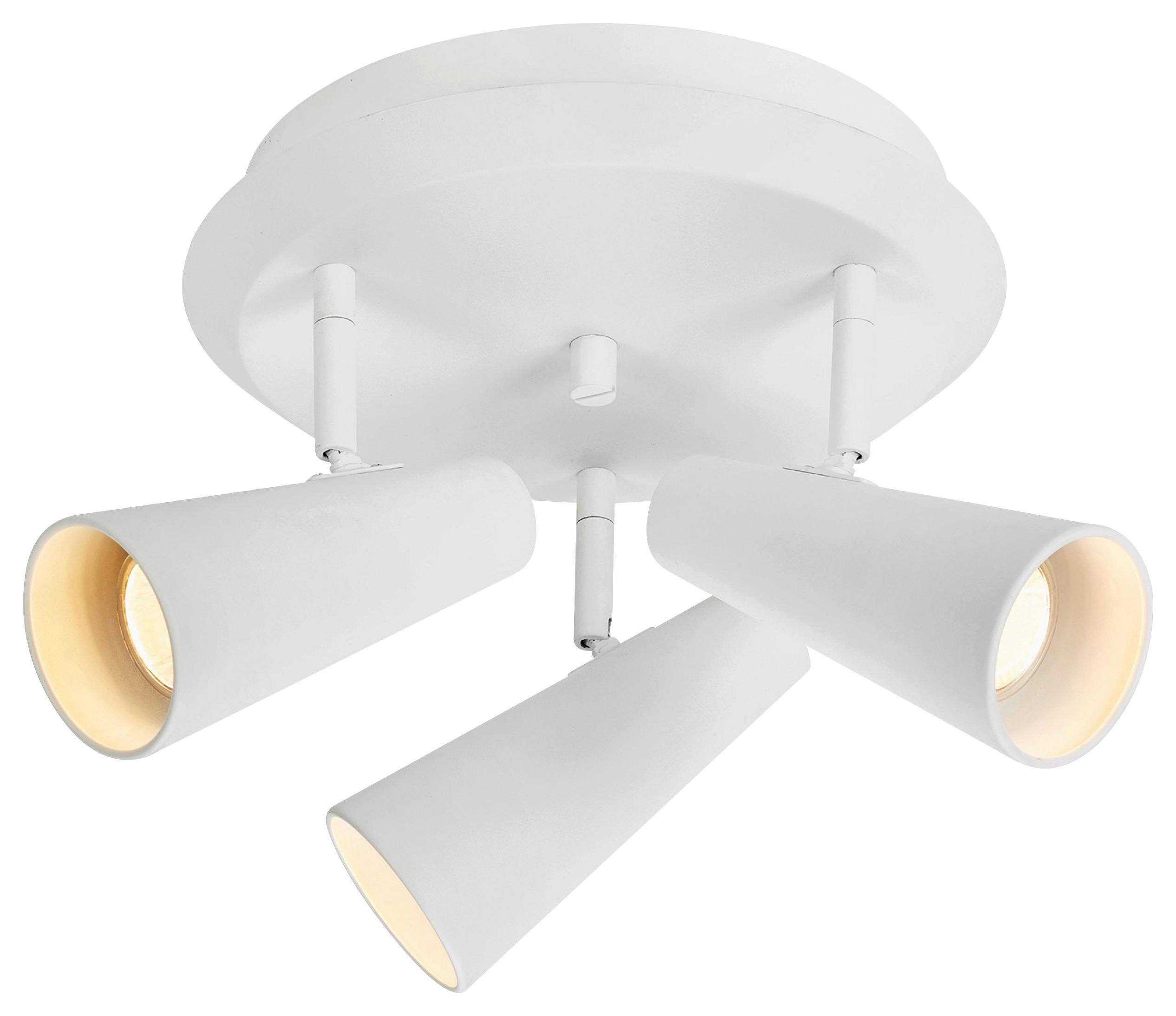 Deckenleuchte Crest Ceiling max. 15 Watt - Weiß, Basics, Metall (36/36/20cm) - Markslöjd