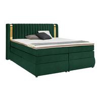 PAT BOXSPRING MINOLA GOLD EXKLUZIV - verde pădure, Konventionell, textil (180/200cm) - Premium Living