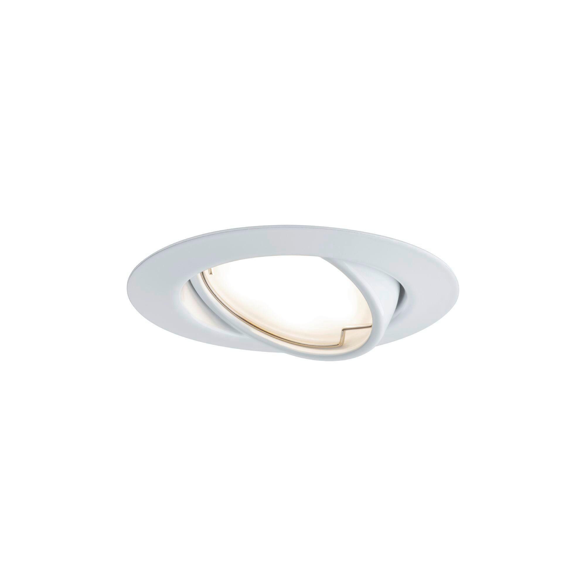 LED-Spot EBL Base in Weiß max. 5 Watt - Weiß, Design, Metall (9cm) - Paulmann