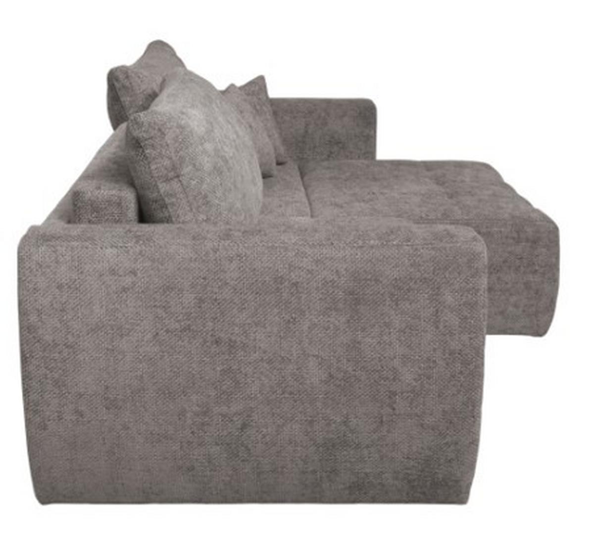 Canapea extensibila BALI - taupe/gri, Modern, lemn/textil (245/74-90/104cm) - Luca Bessoni