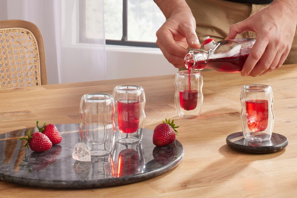 Schnapsglas Fusion ca.60 ml, 4 Stk. - Klar, MODERN, Glas - Premium Living