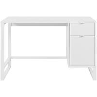 BIURKO SUMATRA 30A - biały, Basics, materiał drewnopochodny/tworzywo sztuczne (120/65/75cm) - MID.YOU