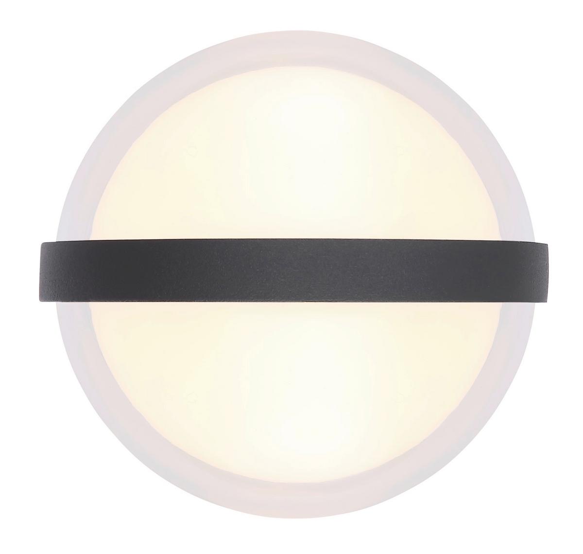 Zunanja Led-svetilka Lili, S Sijalko - opal/antracit, Basics, kovina/umetna masa (10,5/13/11cm) - Globo