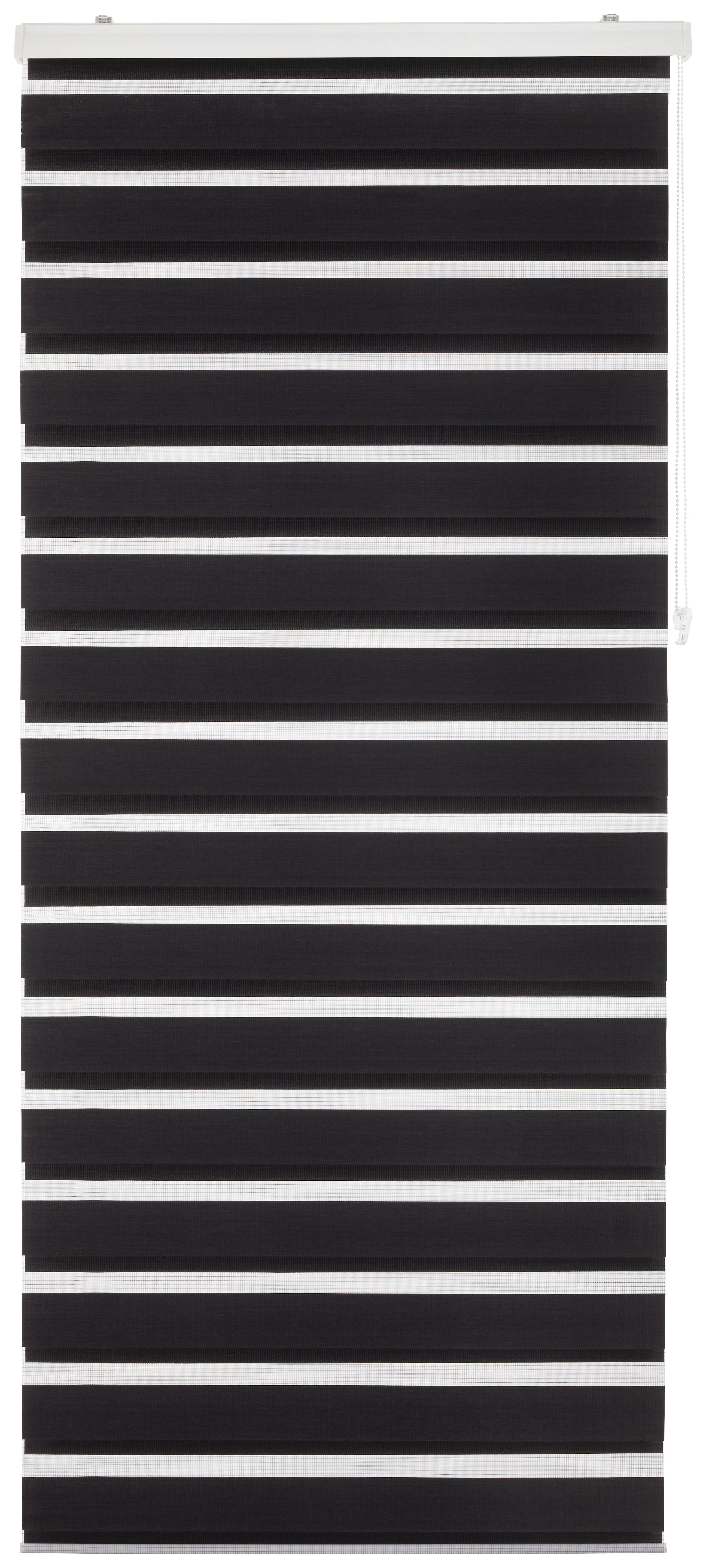 Duorollo Thomas in Schwarz ca. 90x210cm - czarny, tworzywo sztuczne/tkanina (90/210cm) - Premium Living