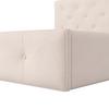STOPPAD SÄNG JULIE - svart/naturfärgad, Modern, metall/trämaterial (180/200cm) - Bessagi Home