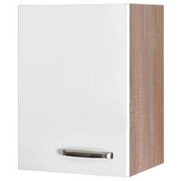 Kuhinjska Zgornja Omarica Venezia Valero, Bela, Š. 40 Cm - barve nerjavečega jekla/bela, Moderno, kovina/leseni material (40/54,8/32cm) - FlexWell